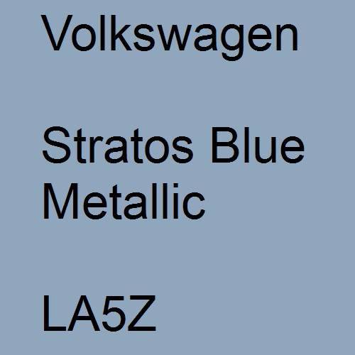 Volkswagen, Stratos Blue Metallic, LA5Z.